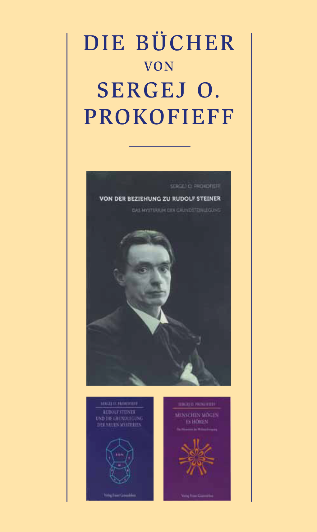 Die Bücher Sergej O. Prokofieff