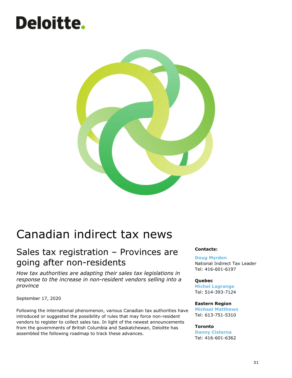 Sales Tax Registration – Provinces Are Going After Non-Residents