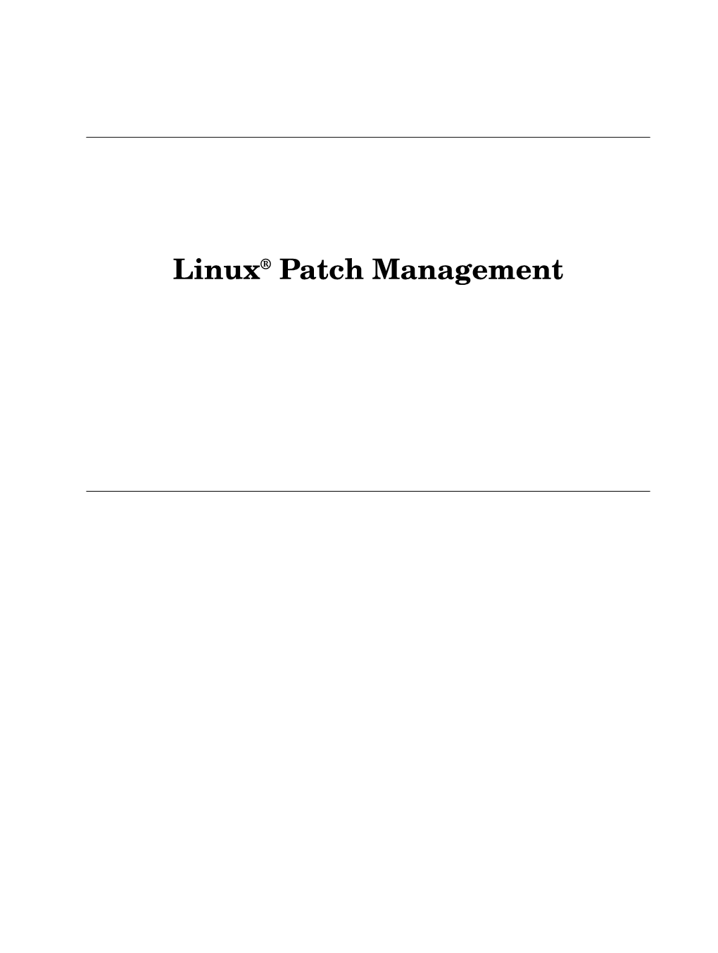 Linux® Patch Management Jang FM.Qxd 12/14/05 2:53 PM Page Ii