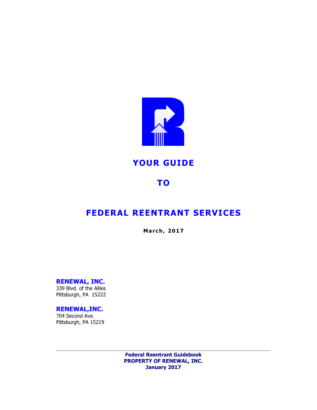 Federal Reentrant Services