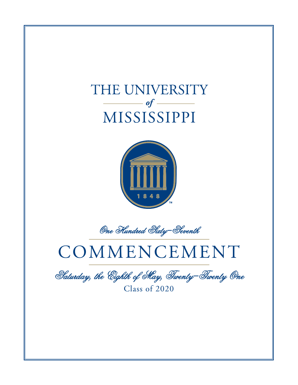 Commencement Program