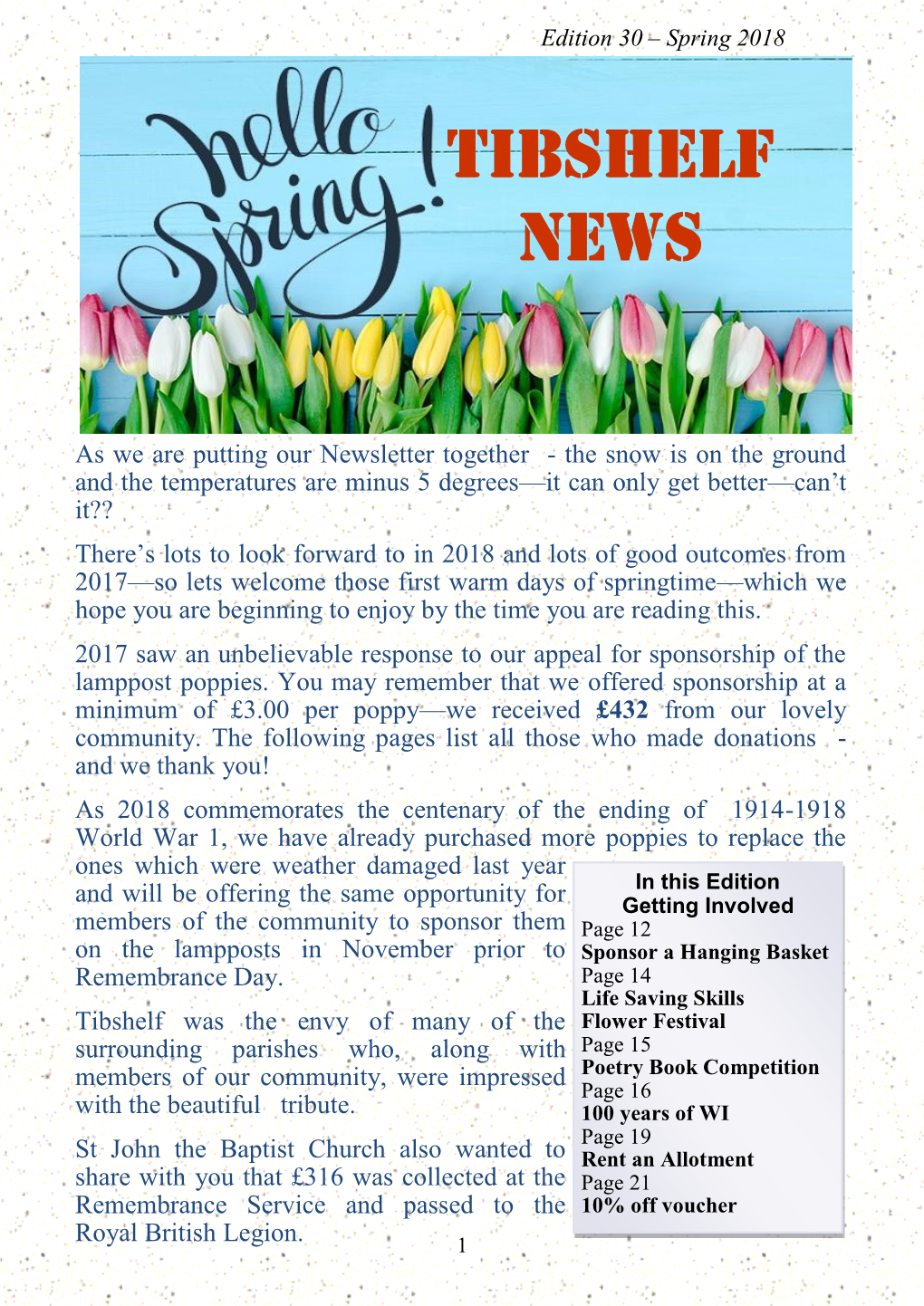 Tibshelf News