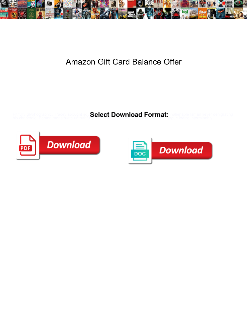 Amazon Gift Card Balance Offer