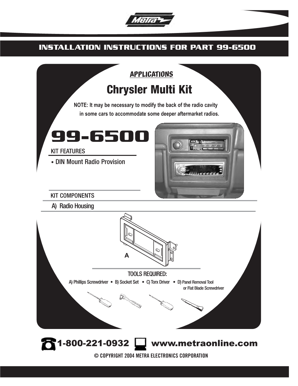 Chrysler Multi Kit