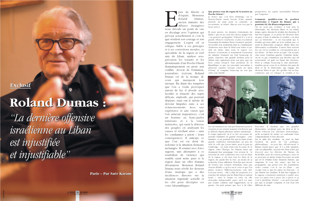 Roland Dumas