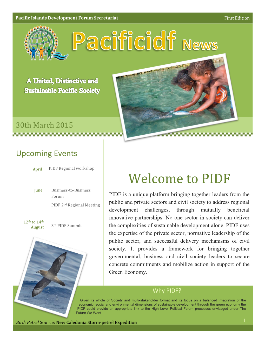 Welcome to PIDF