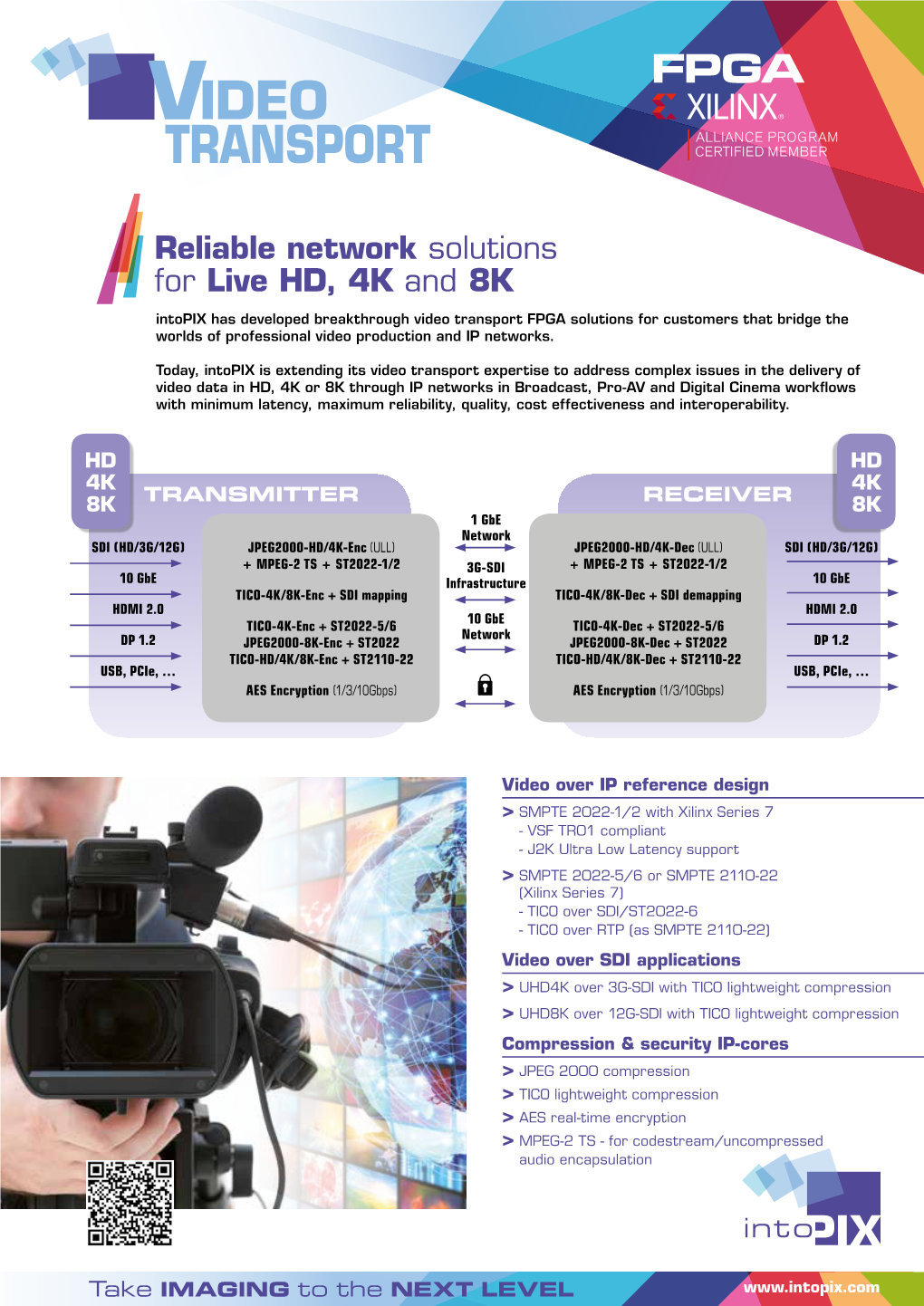 Reliable Network Solutions for Live HD, 4K and 8K