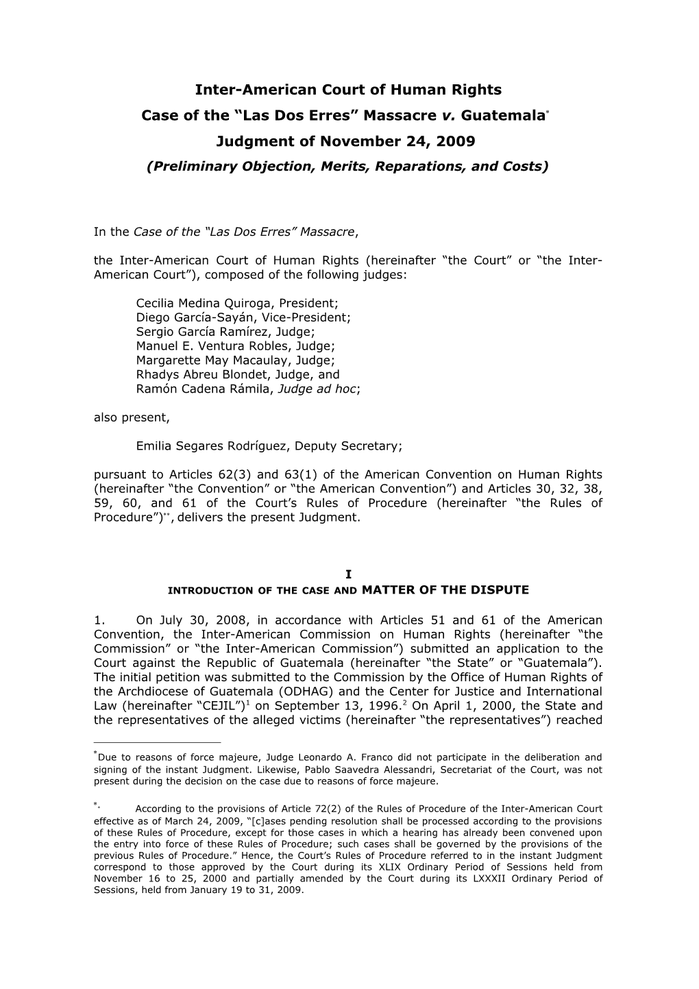 Corte Interamericana De Derechos Humanos s2