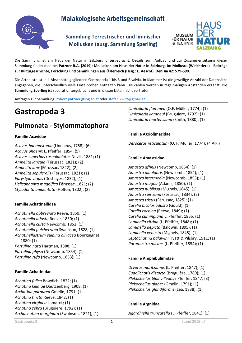 Malakologische Arbeitsgemeinschaft