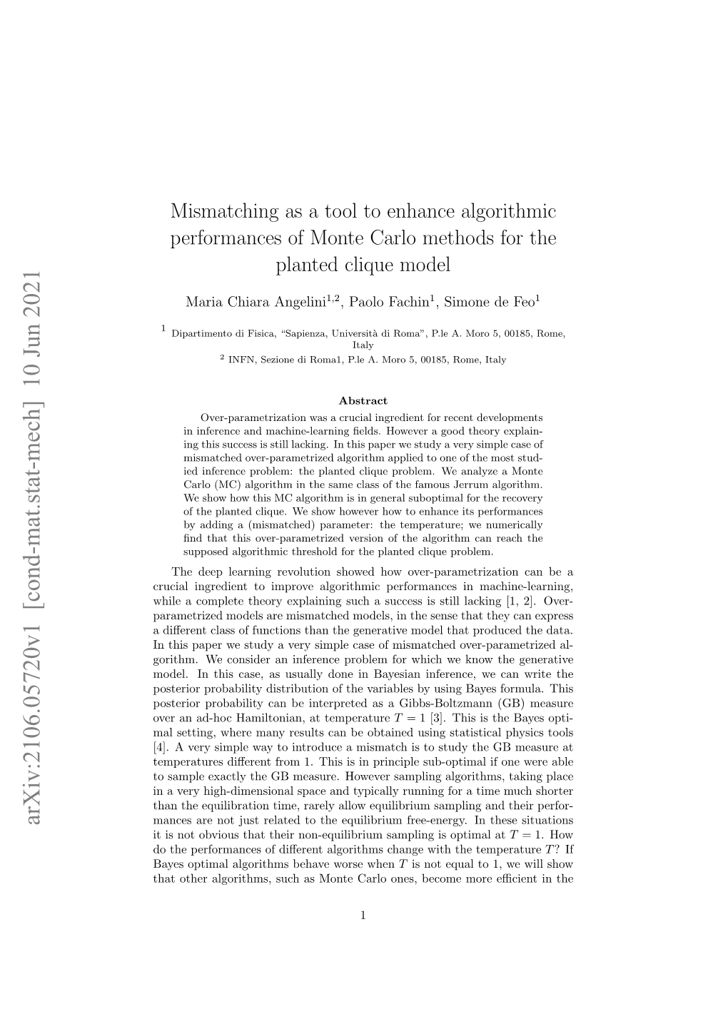 Arxiv:2106.05720V1 [Cond-Mat.Stat-Mech] 10 Jun 2021 Mances Are Not Just Related to the Equilibrium Free-Energy