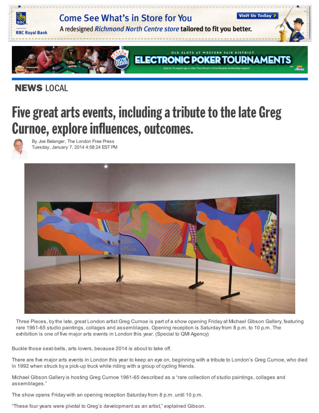 Five Great Arts Events, Including a Tribute to the Late Greg Curnoe, Explore Influences, Outcomes