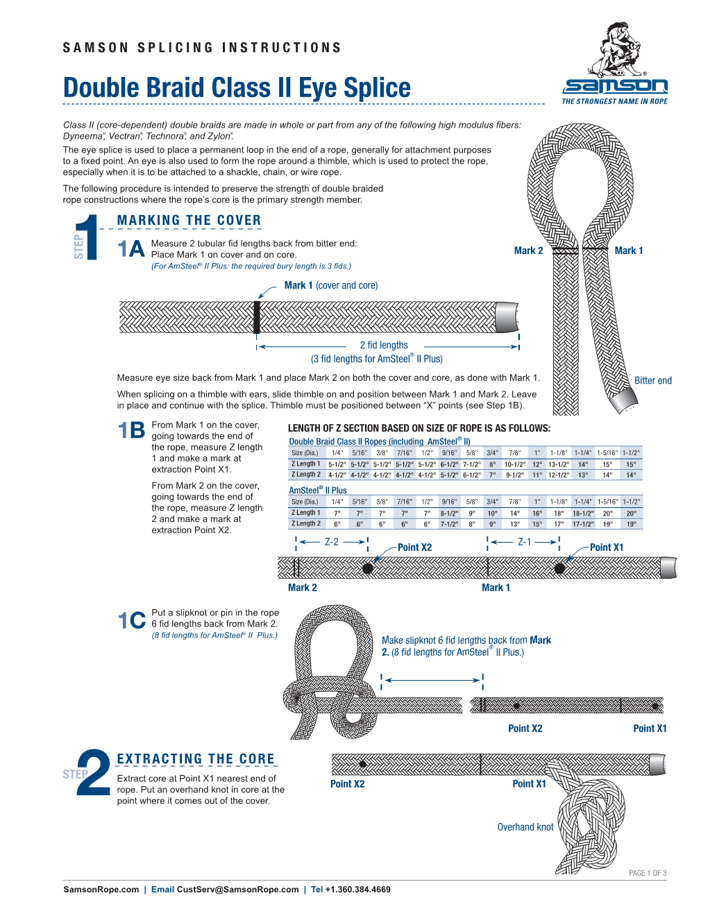 Double Braid Class II Eye Splice