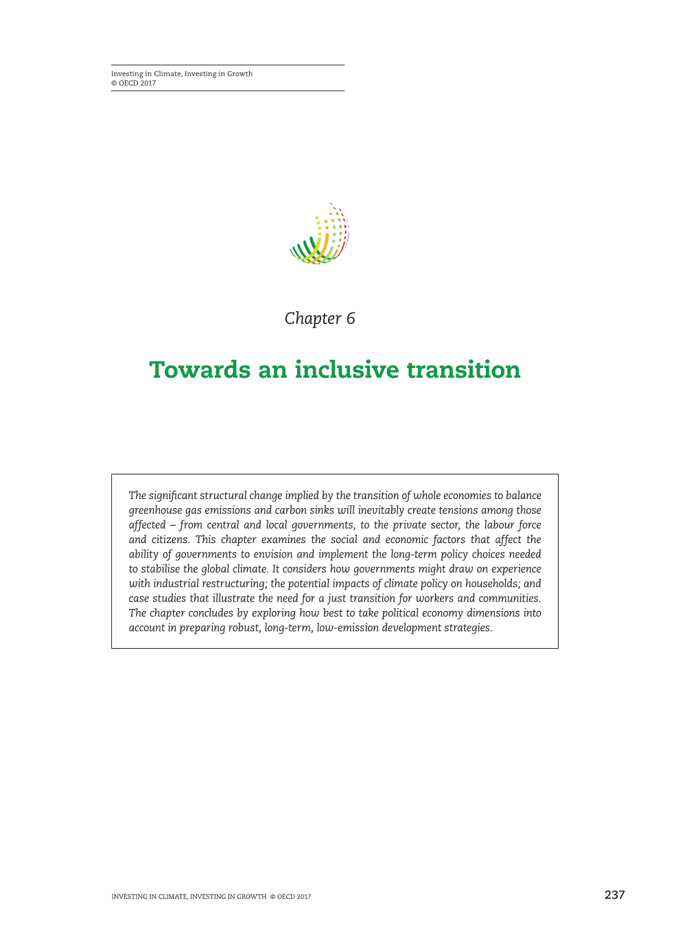 Towards an Inclusive Transition