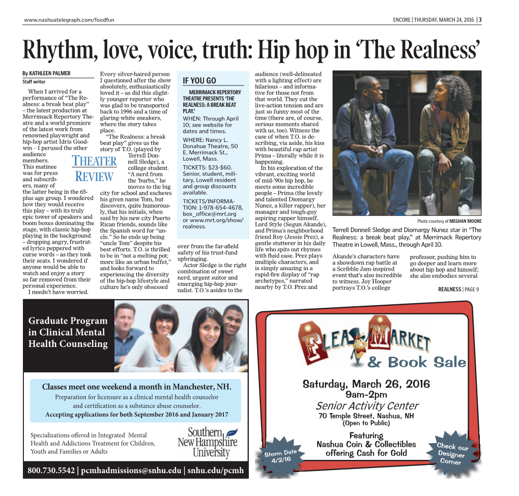 Rhythm, Love, Voice, Truth: Hip Hop in 'The