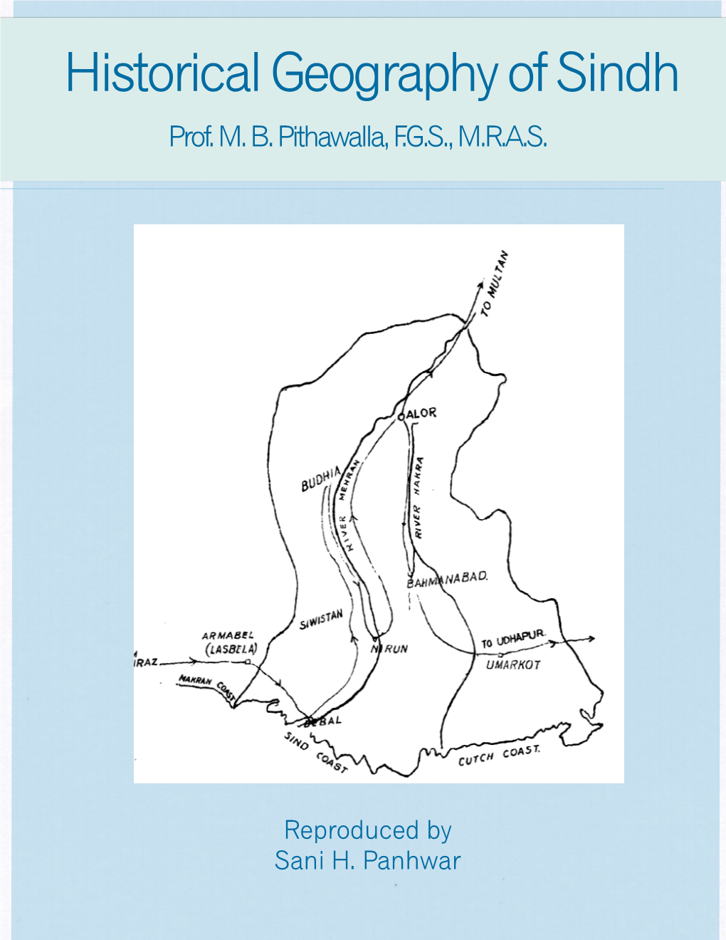 Historical Geography of Sindh