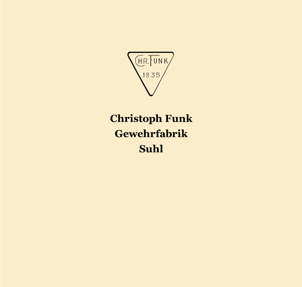 Christoph Funk Gewehrfabrik Suhl