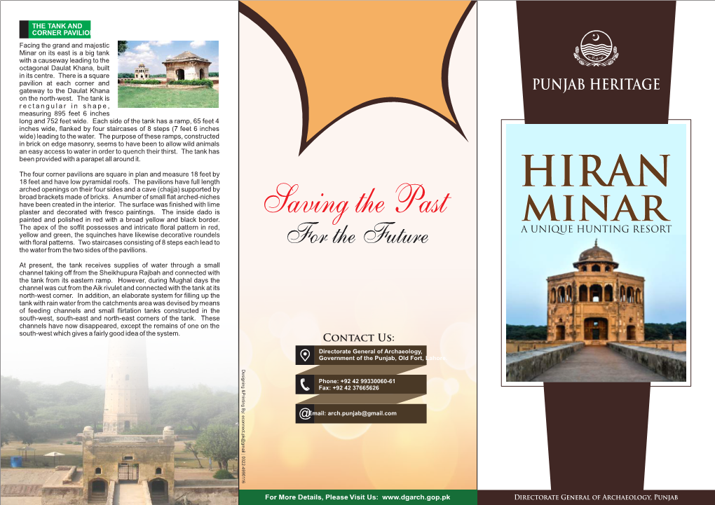 Hiran Minar the Royal Pavilion (Daulat Khana)