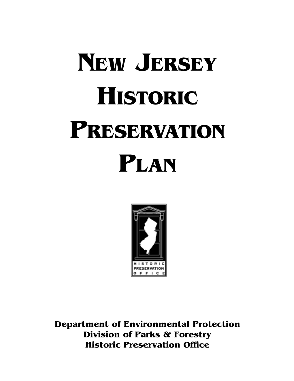 New Jersey Historic Preservation Plan