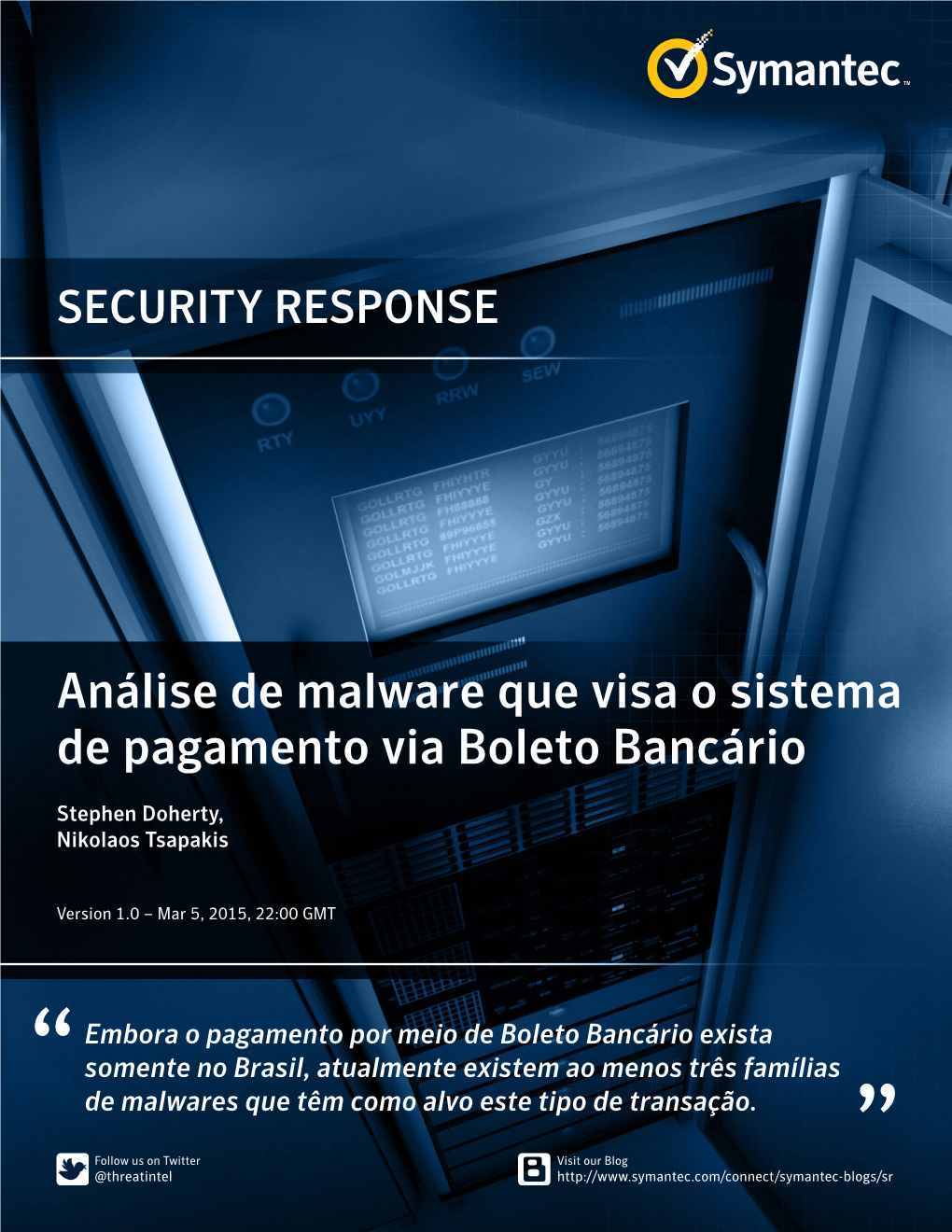 Análise De Malware Que Visa O Sistema De Pagamento Via Boleto Bancário