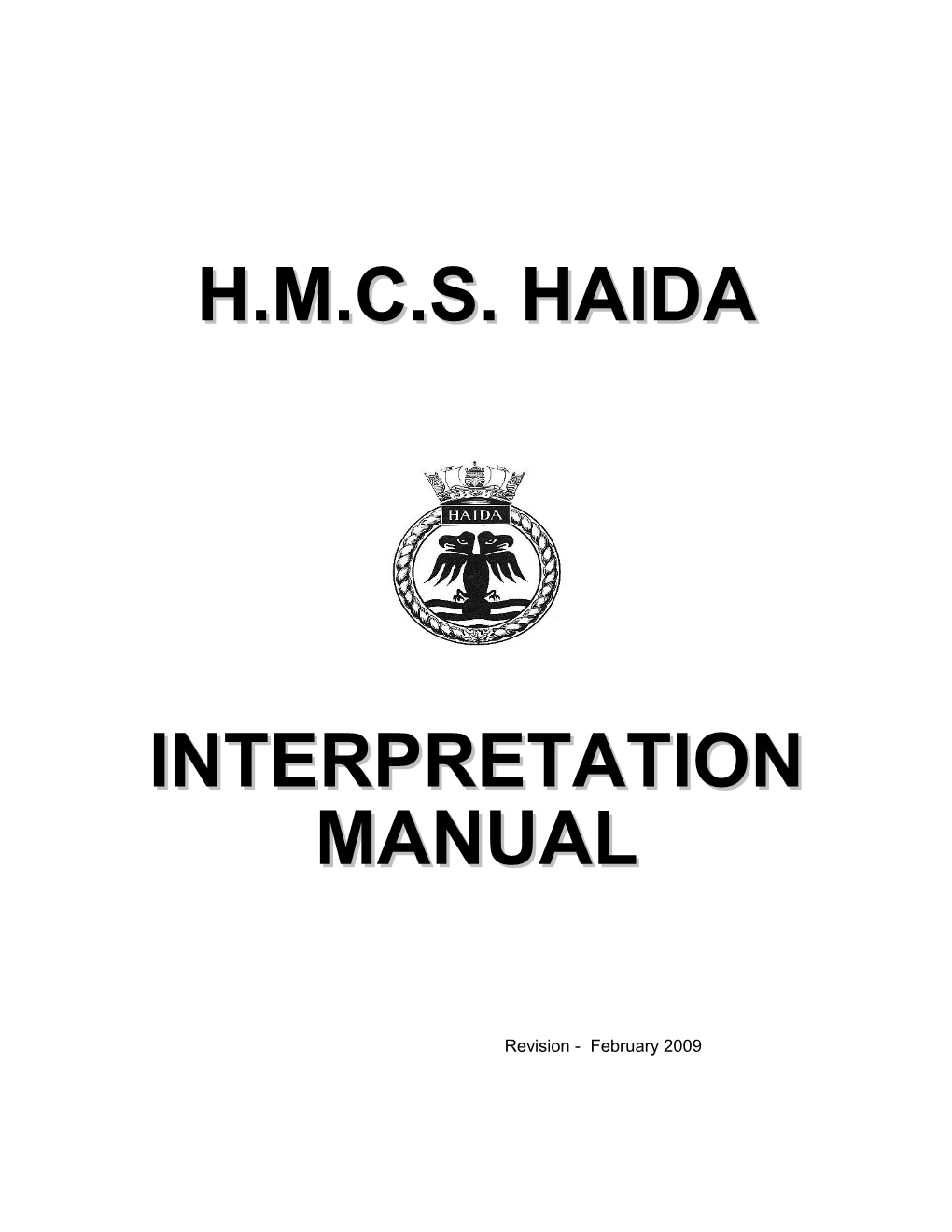 Interpretation Manual