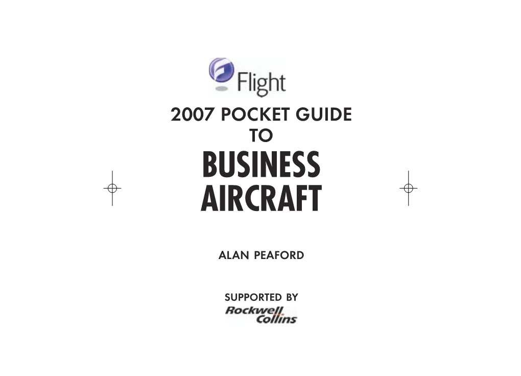 Flight 2007 Pocket Guide to Business Aircraft