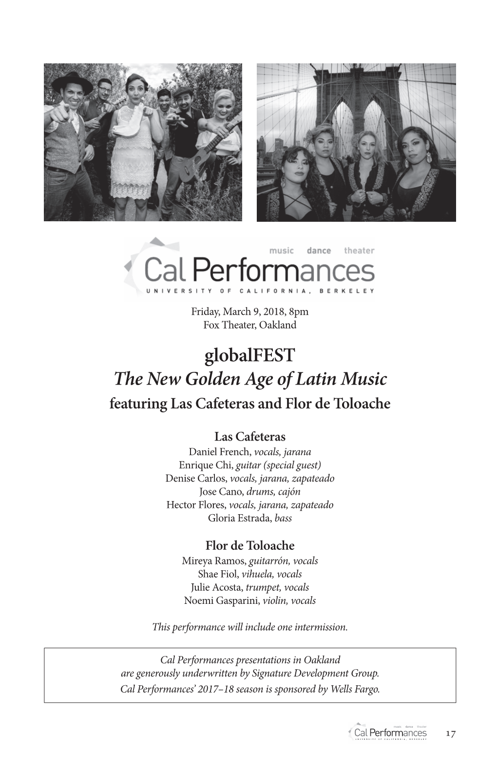 Globalfest the New Golden Age of Latin Music Featuring Las Cafeteras and Flor De Toloache