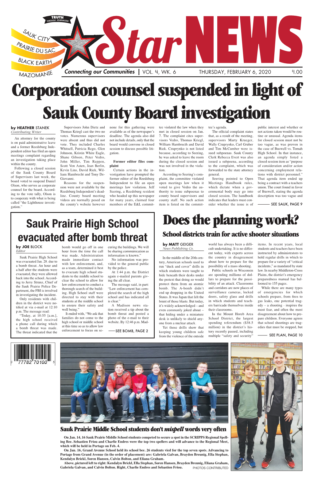 Corporation Counsel Suspended in Light of Sauk County Board Investigation