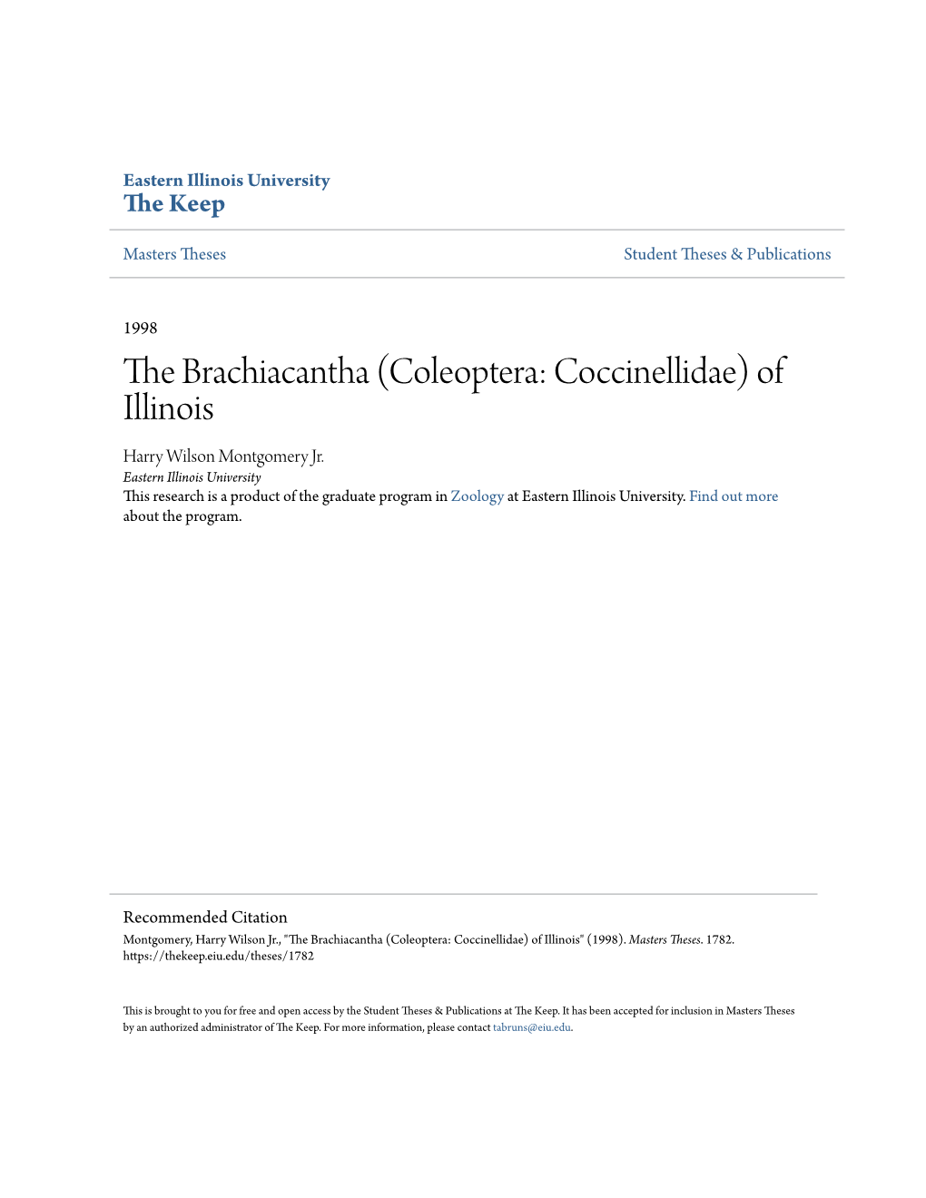 The Brachiacantha (Coleoptera: Coccinellidae)