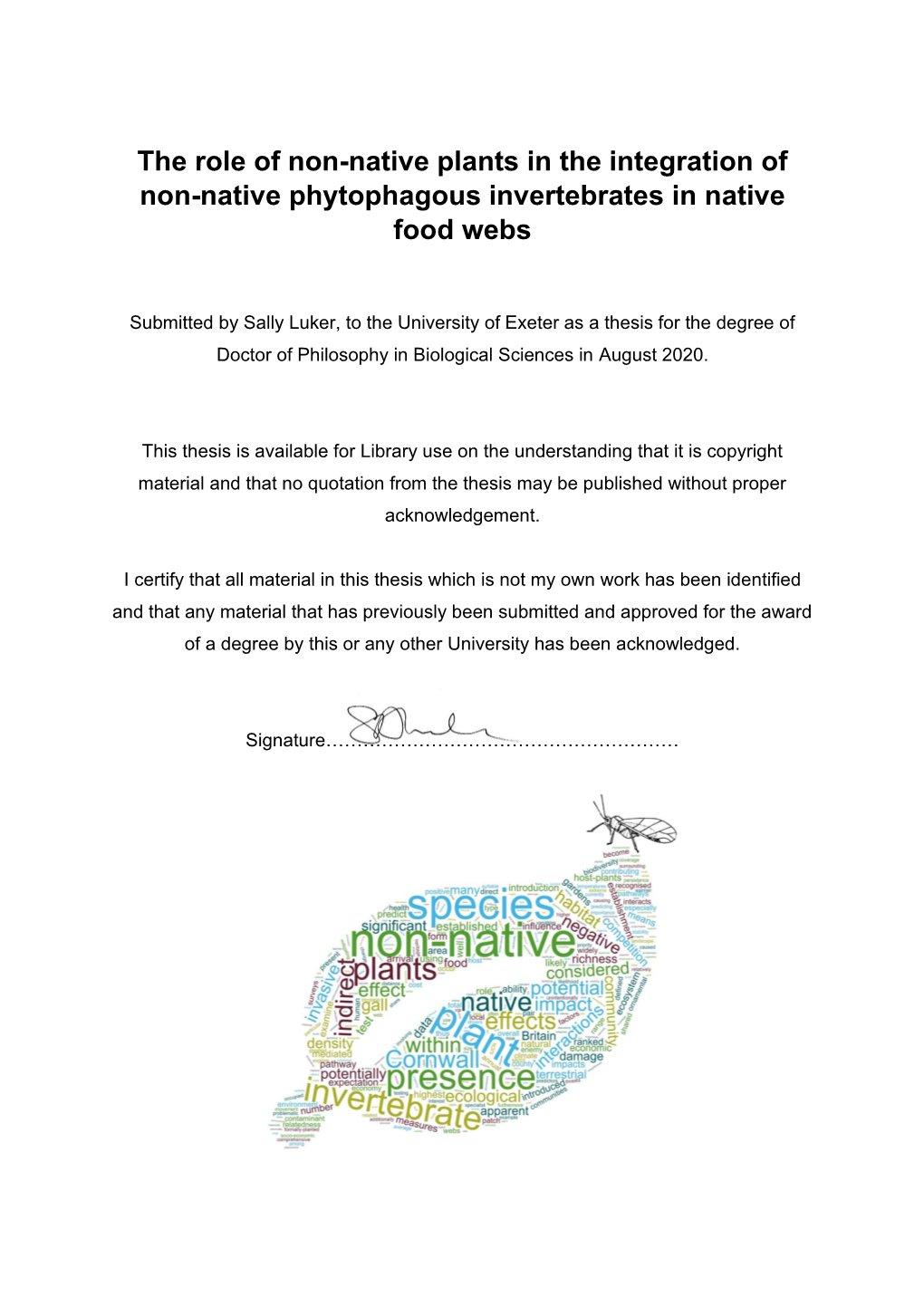 The Role of Non-Native Plants in the Integration of Non-Native Phytophagous Invertebrates in Native Food Webs