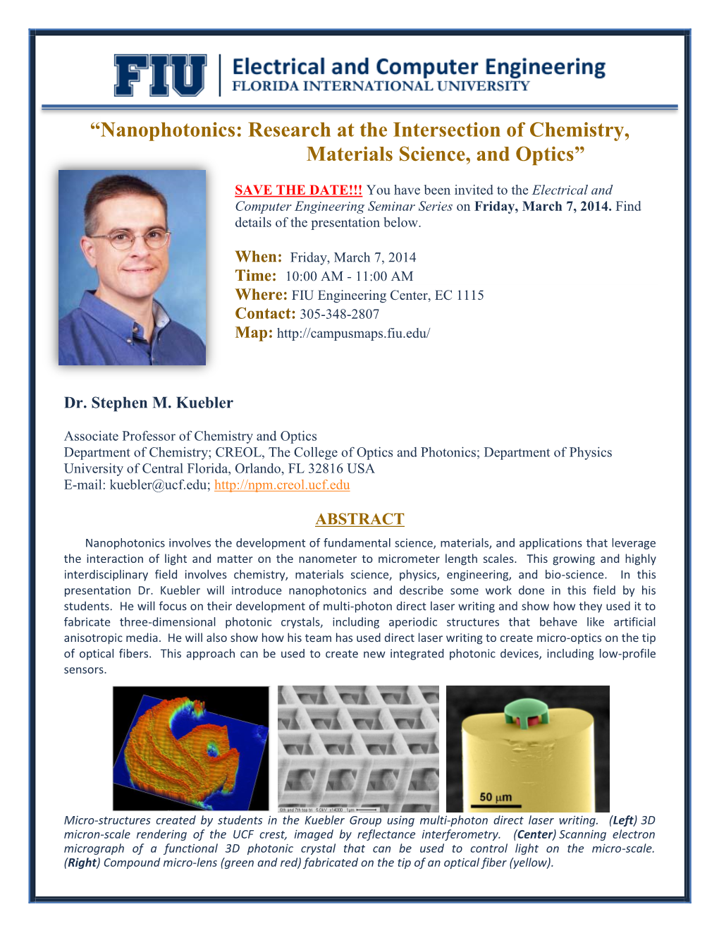 “Nanophotonics: Research at the Intersection of Chemistry, Materials Science, and Optics”
