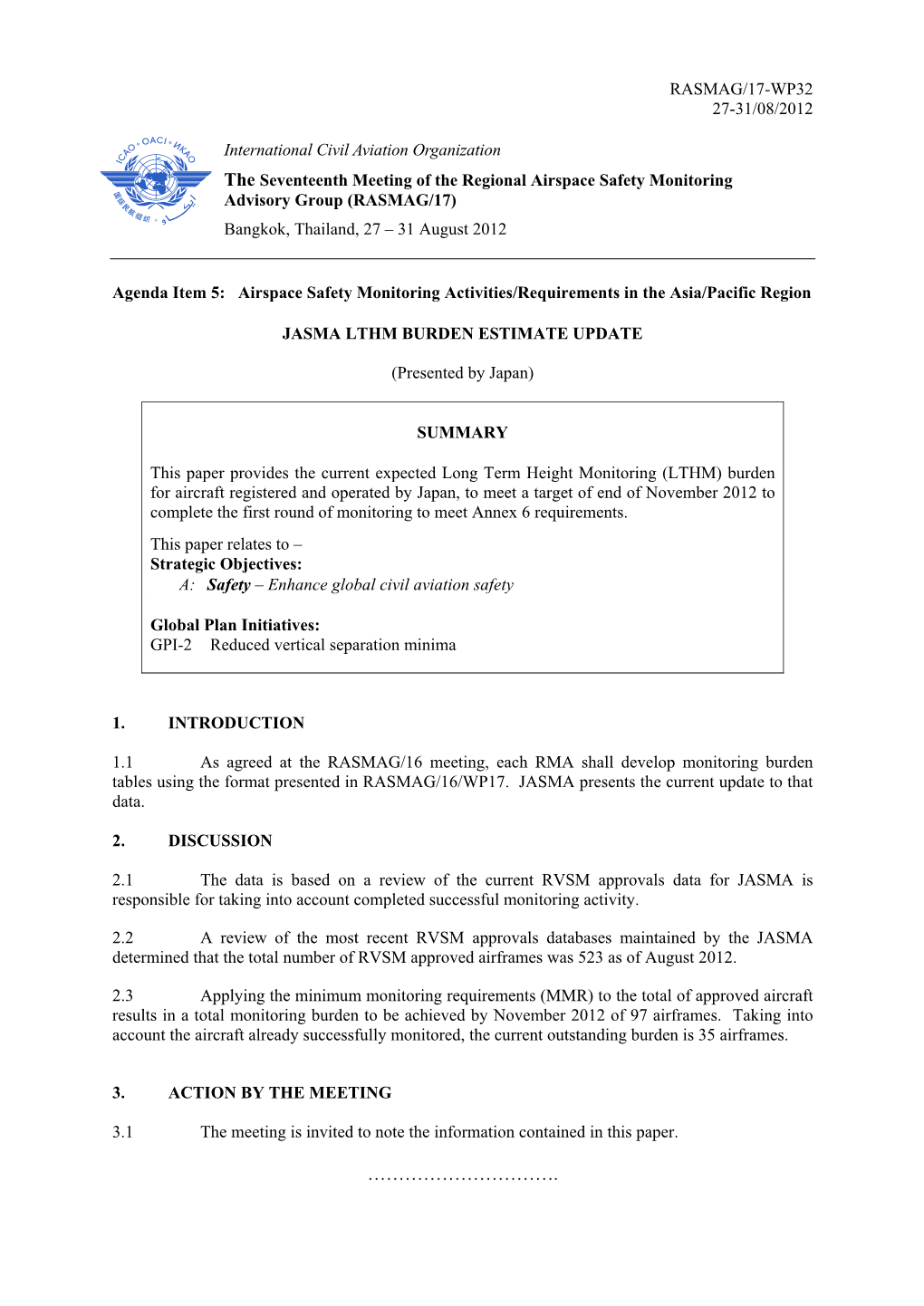 WP32 JASMA LTHM Burden Estimate Update.Pdf