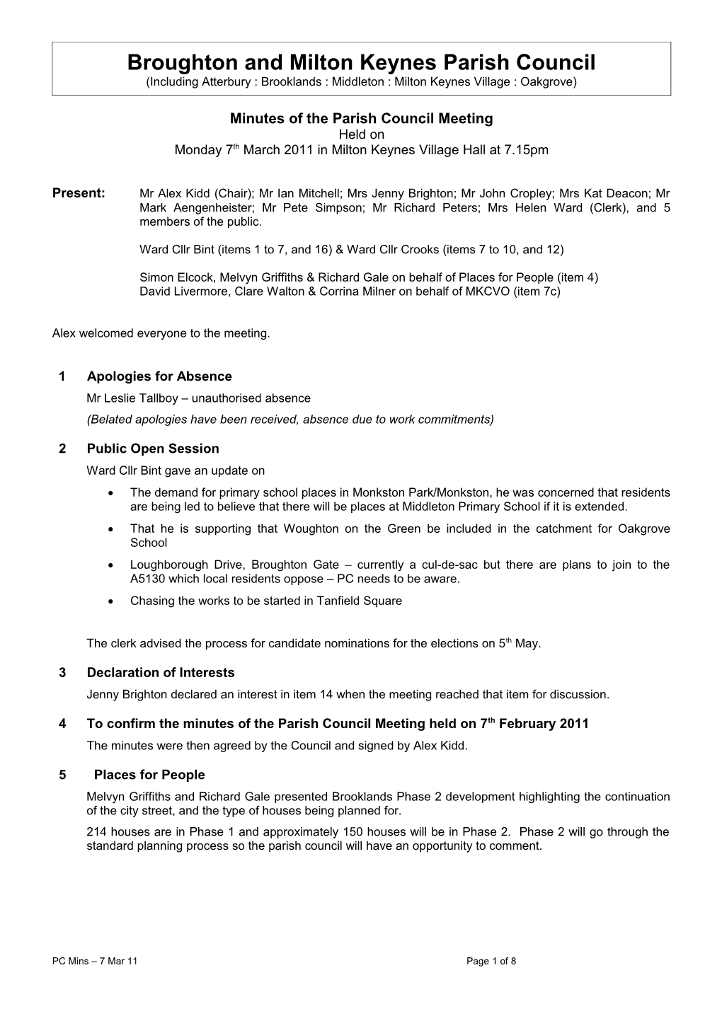 Broughton and Milton Keynes Parish Council s1