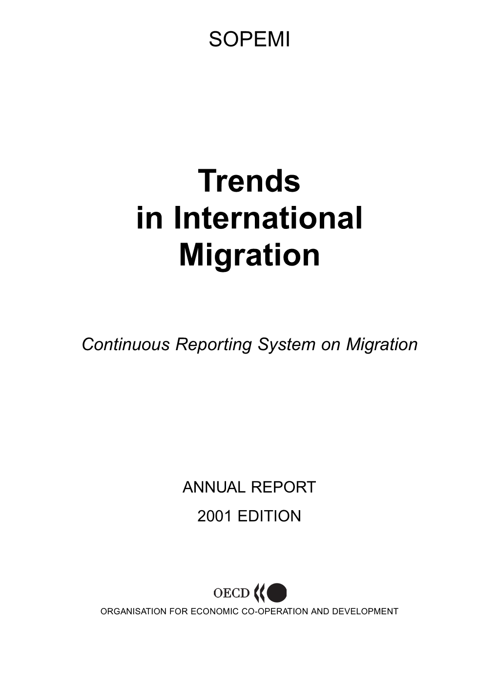 Trends in International Migration