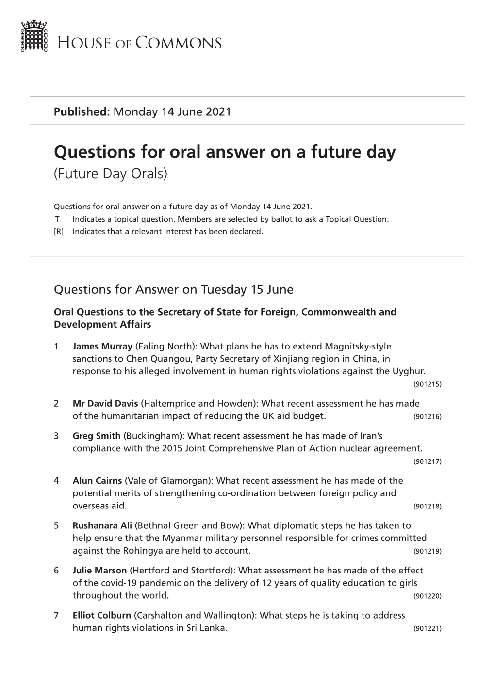 View Future Day Orals PDF File 0.11 MB