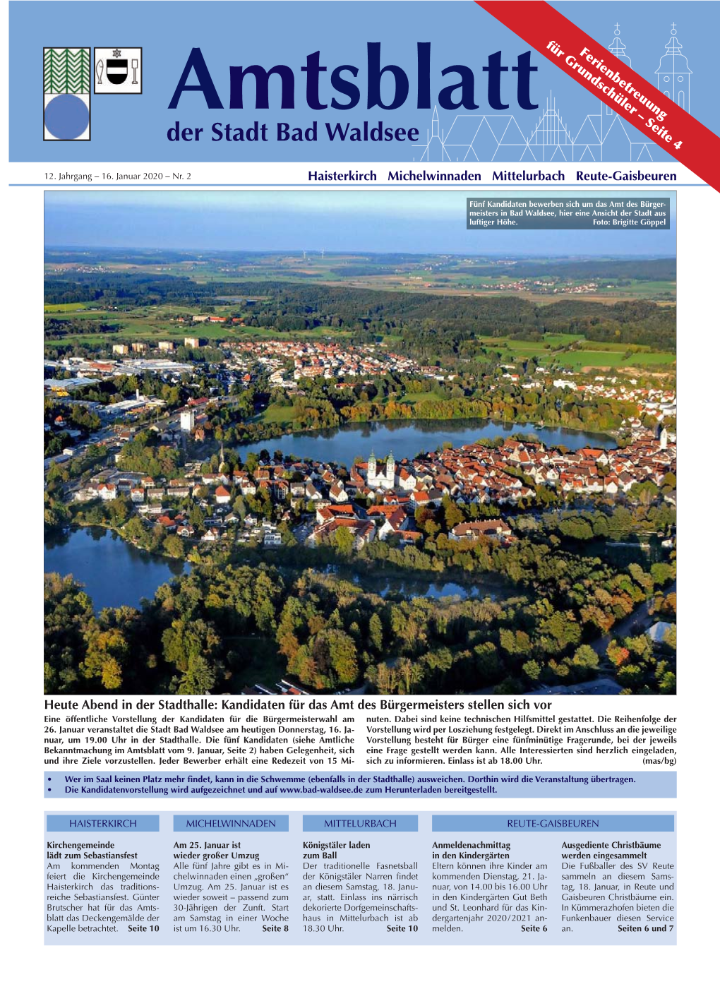 Amtsblatt Nr. 2 – 16.01.2020