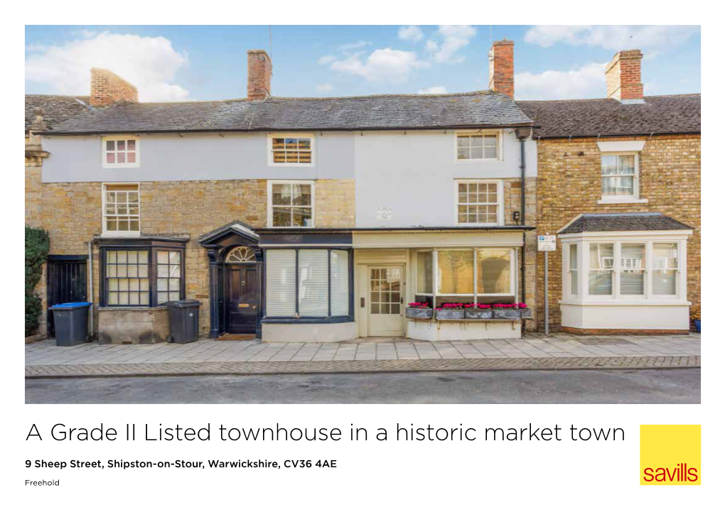 A Grade II Listed Townhouse in a Historic Market Town