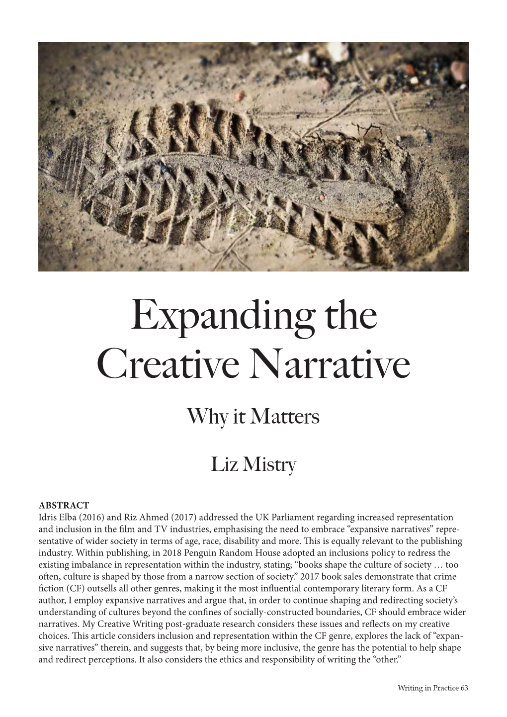 Expanding the Creative Narrative