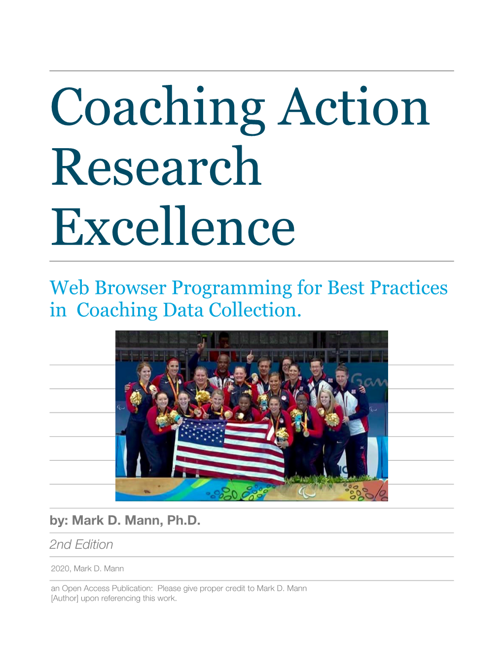 Coaching Action Research Excellence Book