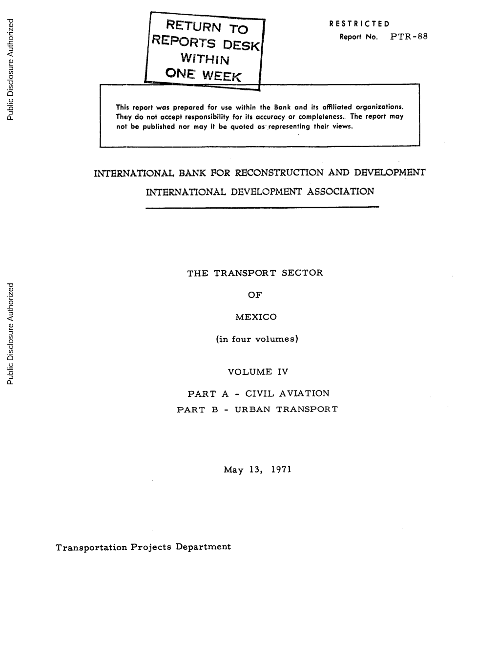 World Bank Document