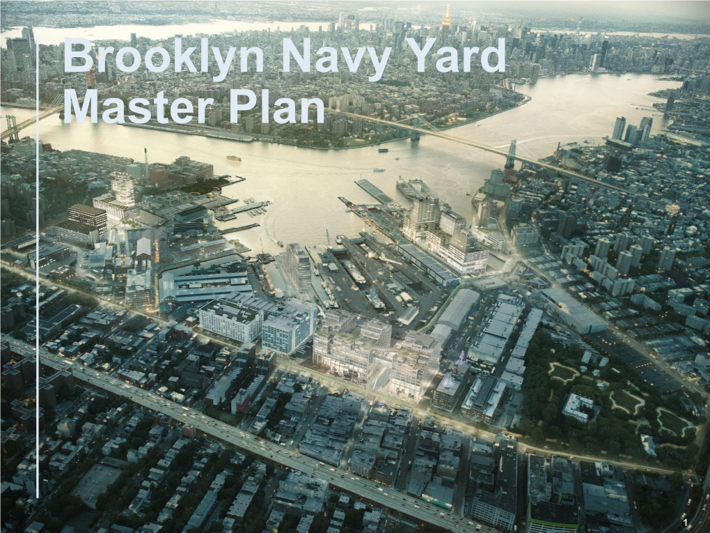 Brooklyn Navy Yard Master Plan