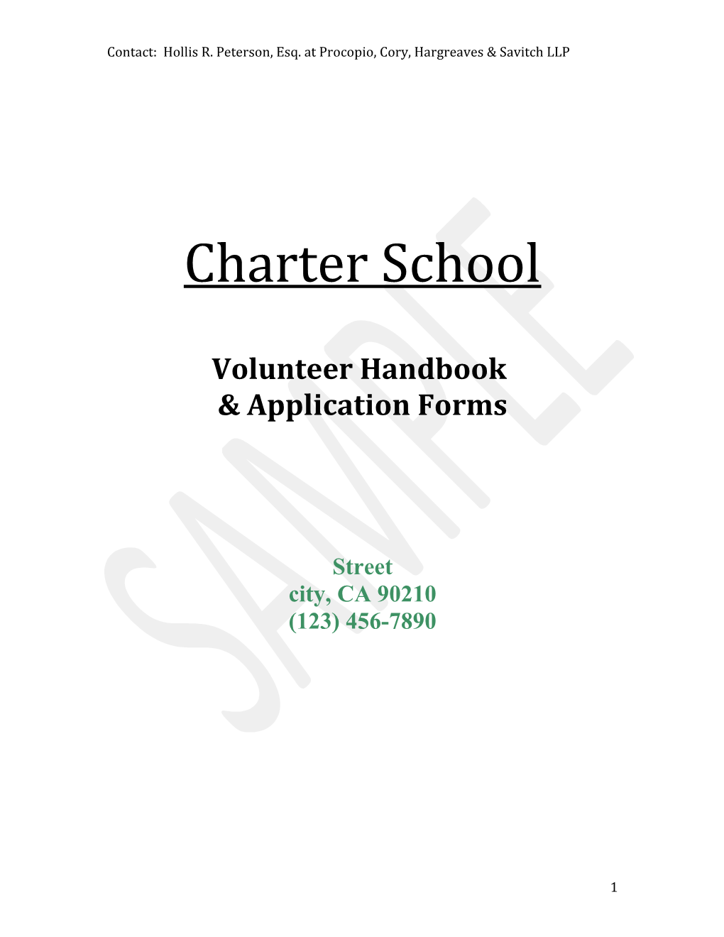 Volunteer Handbook s1