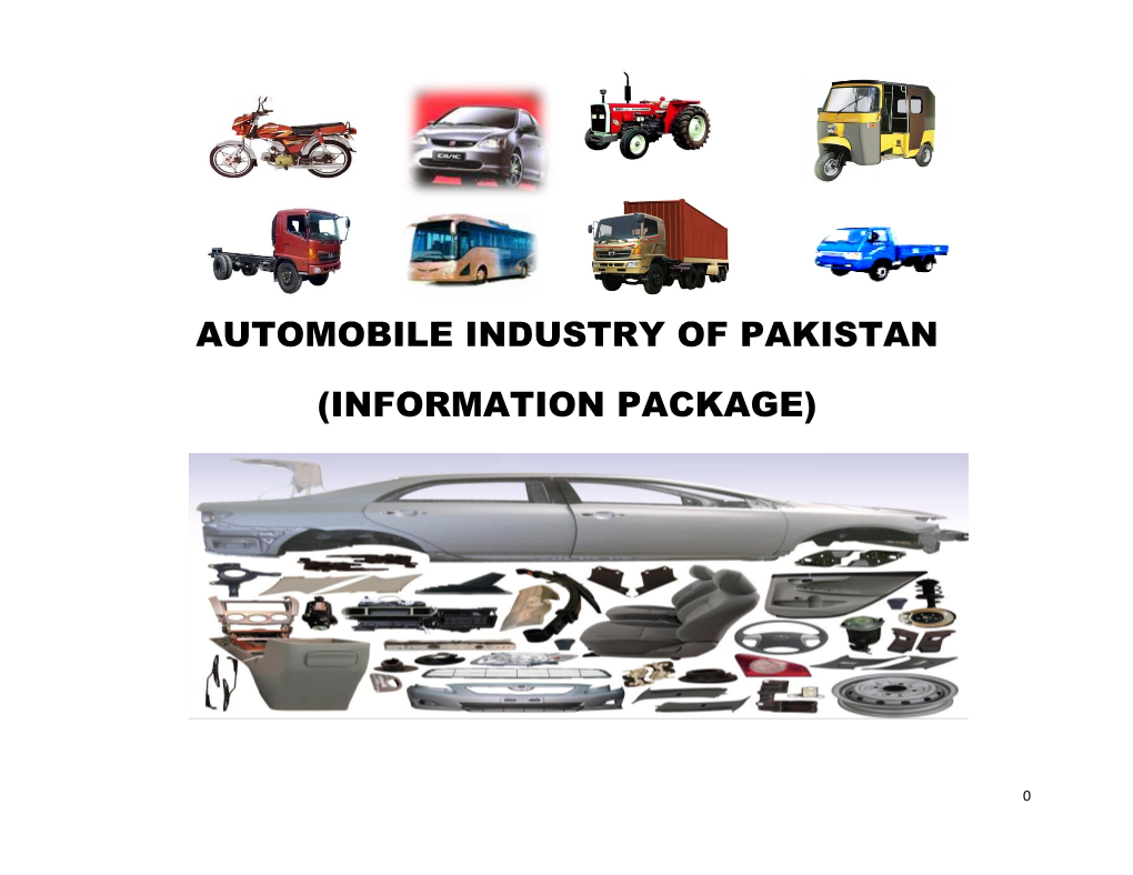 Automobile Industry of Pakistan