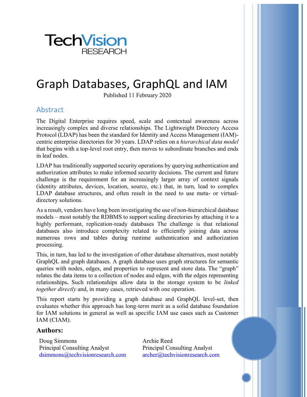 Graph Databases, Graphql And