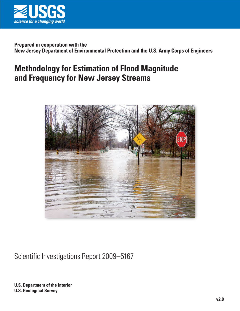 Methodology for Estimation of Flood Magnitude and Frequency for New Jersey Streams