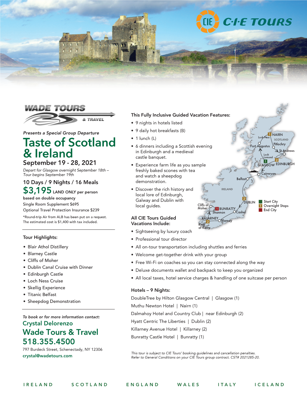 Taste of Scotland & Ireland