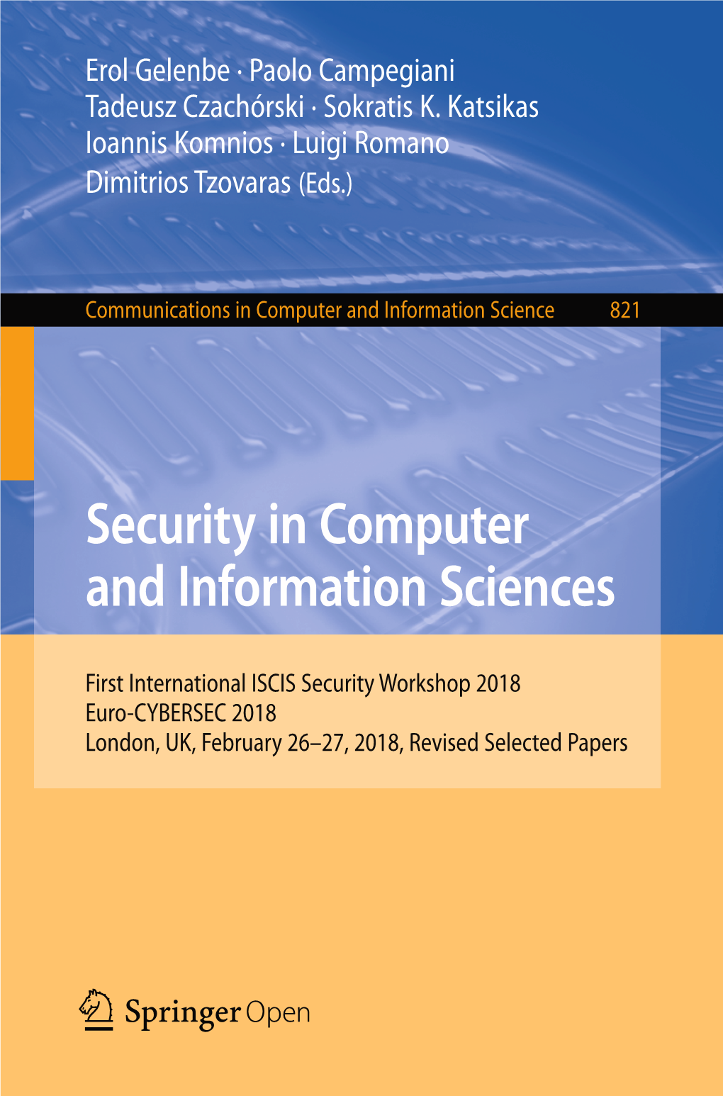 Security in Computer and Information Sciences