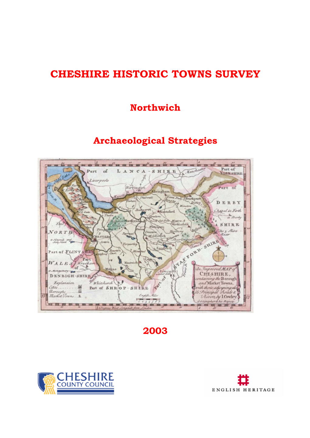 Middlewich: Area of Archaeological Potential