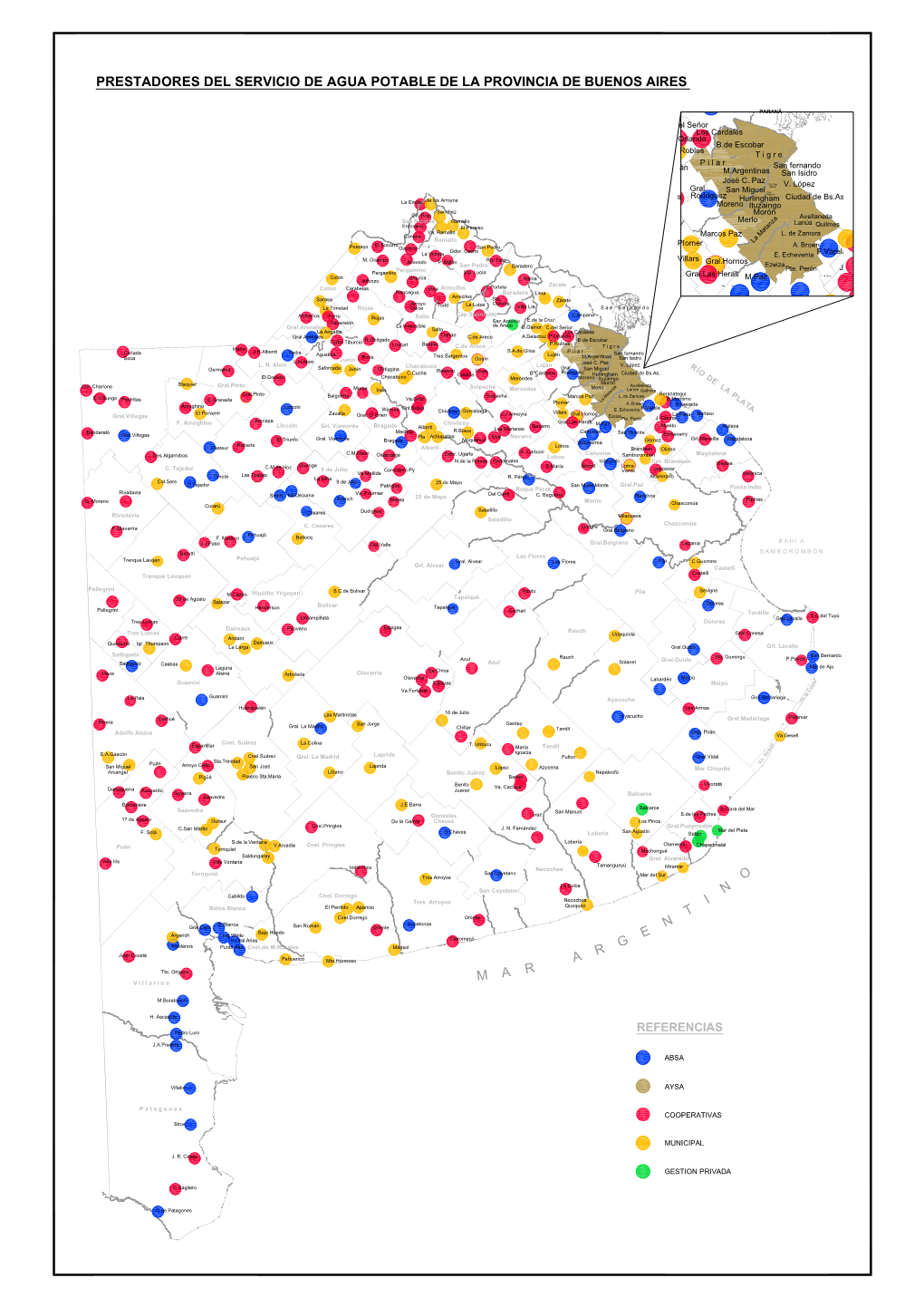 Prestadores Del Servicio De Agua Potable De La Provincia De Buenos Aires