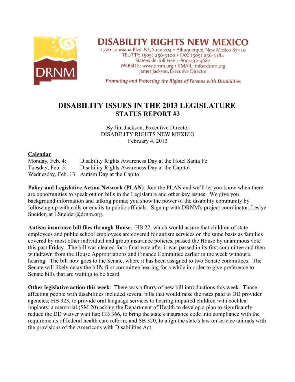 Disability Rights New Mexico