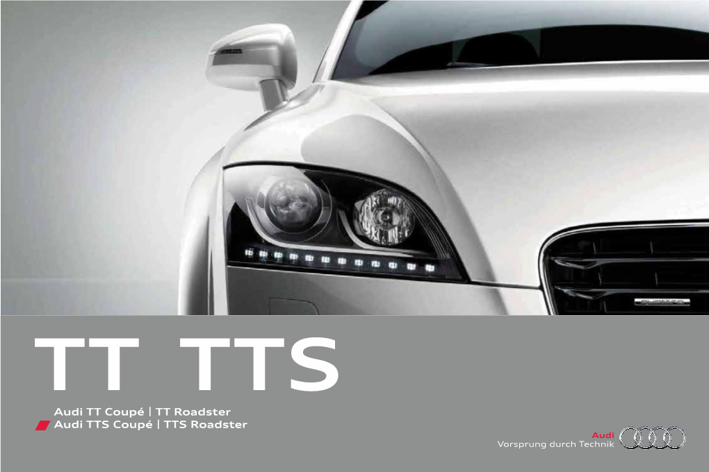 Audi TT Coupé | TT Roadster Audi TTS Coupé | TTS Roadster Audi Vorsprung Durch Technik Page